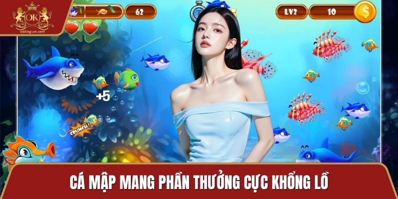 Cá mập mang phần thưởng cực khổng lồ