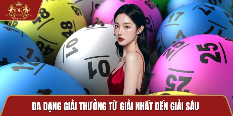 Đa dạng giải thưởng từ giải nhất đến giải sáu